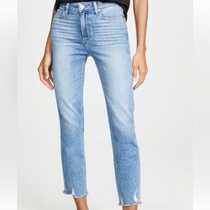 Paige Cindy Jeans With Destoryed Hem